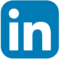 LinkedIn logo with clear background